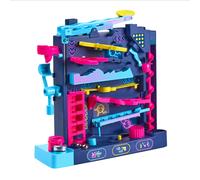 TOMY Games Screwball Scramble Level Up - Gravity Defying Vertical Obstacle Course Marble Run - Logic and Hand-eye Coordination Puzzle Games - Educati