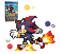 TOMY Jixelz® Remix Sonic The Hedgehog Craft Kit - Running Shadow - 700+ Pieces