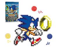 TOMY Jixelz® Remix Sonic The Hedgehog Craft Kit - Sonic & Ring - 700+ Pieces