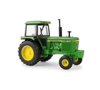 TOMY John Deere 4240 Tractor 1:32 Scale Die-Cast Farm Vehicle with 2WD Drivetrain, Steerable Front Axle, Front Weights & Detailed Cab Interior
