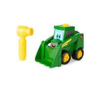 John Deere Build-A-Buddy Skid Steer Playset, 13-Piece Take-Apart Toy with Ratchet Tool, Push-Along Wheels, Working Scoop for Fine Motor & Imaginative Play, Toddler Construction Toy 18+ Months