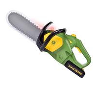 John Deere Motorised Chainsaw Toy, Pretend Play Tool with Lights and Sounds, Rotating Blade, Removable Battery Pack, Safe Durable Design, Indoor Outdoor Role Play, Ages 3+, Includes Batteries