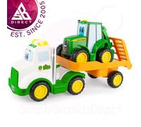 Tomy John Deere Farmin Friends Hauling Tractor Toy Set with Ramp│For 18m+ Kids