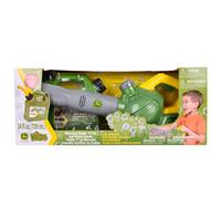 John Deere Bubble Leaf Blower Toy for Kids Includes 44oz Bubble Refill Gas Can, Outdoor Bubble Machine for Kids, Easy to Use, Outdoor Play, Great Gift Toddler 3+, Green and Yellow