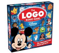 Tomy LOGO Board Game Disney Edition - Family Trivia Games, Ages 8+ | Disney Board Games and Logo Quiz Trivia - Family Games for Adults and Kids, Disney Characters, Ages 8+