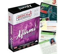 TOMY Medical Mysteries Miami Flatline - Murder Mystery Case File | Escape Room Game, Murder Mystery Game - Date Night Games, Cooperative Board Game, 4 Cases, Ages 14+