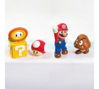 My Mario Bath Squirter 4 Pack, Baby Bath Toys Water Squirter Set, Toddler Bath Play Figures with Mario Characters, Interactive Water Toys for Kids, Early Learning Bath Time Fun, Age 2 Plus