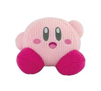 TOMY Nuiguru Knit - Kirby™ - Waving Kirby - Plush Toy - 6 Inch, Pink