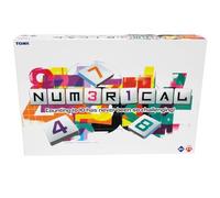 TOMY Numerical - Number Blocks Sequence Board Game - Build Sets, Use Score Boosters, Outthink Opponents - Strategy Board Games for Adults & Kids +10 Years - 2-4 Player Board Games for Kids & Adults