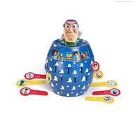 TOMY Pop Up Buzz Lightyear Game, Toy Story Kids Action Game, Family Guessing Game with Pegs, Fun Disney Pixar Buzz Lightyear Barrel Game, Fast Turn-Taking Play for 2-4 Players, Ages 4+