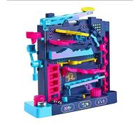 TOMY Screwball Scramble Level Up - Marble Run Gravity Maze, 5+ | Vertical Obstacle Course Marble Run - Screwball Scramble Puzzle Game, Hand-Eye Coordination, Ages 5+