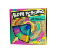 TOMY Spin-Fessions Party Game, Hilarious Storytelling Challenge for Teens and Adults, Random Question Spinner, Vote-Based Scoring,