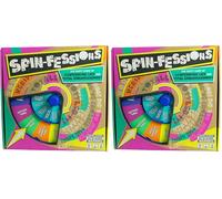 TOMY Spin-Fessions Party Game, Hilarious Storytelling Challenge for Teens and Adults, Random Question Spinner, Vote-Based Scoring, Card Play Twist, Box Includes Shame Sheets, Ages 14+, 2+ Players