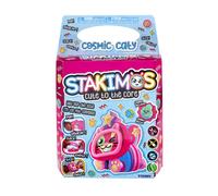 TOMY Stakimos Cosmic Caty | Kids Craft Set to Build Your Own Adorable 3D Character from Recycled Polyester Craft Foam | No Glue or Cutting Needed | C