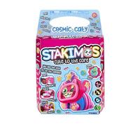 TOMY Stakimos Cosmic Caty | Kids Craft Set to Build Your Own Adorable 3D Character from Recycled Polyester Craft Foam | No Glue or Cutting Needed | Craft Kits for Kids Ages 6+ Years