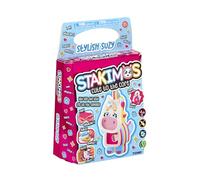 TOMY Stakimos Stylish Suzy | Kids Craft Set to Build Your Own Adorable 3D Character from Recycled Polyester Craft Foam | No Glue or Cutting Needed | Craft Kits for Kids Ages 6+ Years