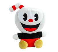 Tomy T12873_BASE Club Mocchi-Cuphead Mega 15-Inch Plush, Cuddly Toy for Boys and