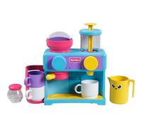TOMY Toomies Bath Barista Pretend Cafe Baby Bath Toys Wall Mounted Bubble Bath Play Kitchen Kitchen Set Includes3 Cups1Jug1 Shaker+18 Months