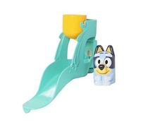 Toomies Bluey’s Waterslide, Bath Toy for Toddlers, Water Play, Moving Eyes, Fine Motor Skill Development, Suction Cup Attachment, For Ages 18 Months+, Durable and Safe Bath Toy for Kids