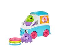 Tomy: Toomies - Fill and Pop Doughnut Truck with Hide and Squeak Egg - Educational Push-Along Play Toy for Toddlers