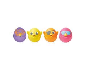 Tomy Toomies Hide & Squeak Bath Animal - 4 pcs