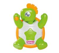 TOMY Toomies Musi'Pop E72819 My Turtle Musical Toy for Baby, Interactive and Educational Game, Early Age Toy, Learning Toy for 18 Months +, White/Green and Orange