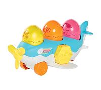 Toomies TOMY Hide and Squeak 2 in 1 Load and Go Plane Baby Toy, Baby Push Along