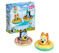 TOMY Toomies Splash & Float Bingo and Bluey Water Toys - 2-in-1 Toddler Water Toys with Pour Cup and Water Wheel Toy - Toddler Bath Toys and Bluey Toy