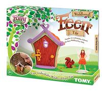 TOMY - Waldland Fairy Door - Vicky & Squirrel - Fairy Garden Set - Earth Tones