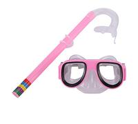 TOMYEER Dry Snorkel Set Anti-Fog Scuba Diving Mask Panoramic Wide View Diving Goggle Easy Breathing for Adults and Kids