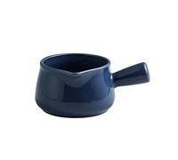TOMYEUS Gravy Boat Small Milk Cup with Handle Milk Cup Coffee Milk Jug Ceramic Household Mini Small Milk Cup Milk Cup Milk Jug Milk Cup Steak Sauce Cup Salad Dressing Gravy Boat (Color : Blue)