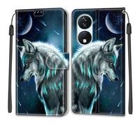 TOMYOU for Honor X7B 4G / 5G Case, PU Leather Wallet Book Flip Folio Stand View Cover Pouch Compatible with Honor 90 Smart Phone Case - Roses