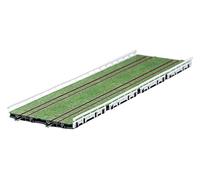 TomyTEC 017899 8 70mm Straight Tram Track - Green