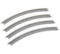 TomyTEC 018513 - 4 Curved Tracks in Gravel Bettung, 45 Degree