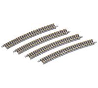 Tomytec 018537 4 Track Curved in Gravel Bed 15 Degree