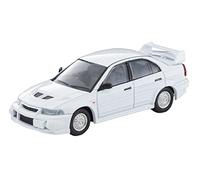TomyTEC 327349 1/64 Mitsubishi Lancer GSR Evo IV, White Model Kit, Multi-Coloured