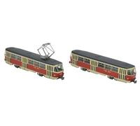 TOMYTEC Tetsukore Dresden Tram Tatra T4 + B4 Type 2 Car Set kit Japan