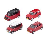 Tomytec The Car Collection Basic Set 'Select' Red 4 Car Set 323679 diorama NEW