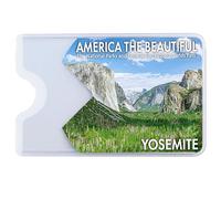 TOMZEGNA America The Beautiful Pass Sleeve, National Park Pass Card Cover, Yosemite