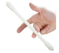 TOMZEGNA Penspinning Pens Travel Mod Pen Spinning Mods Spinner Spin Stick Nonslip Beginner, White