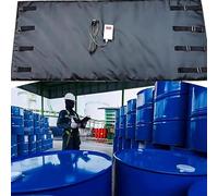 Ton Barrel Heater with 0~150°C Controller, Waterproof Heating Blanket, 2300W Drum Heater Full Cover for Extreme Cold, 275 Gallon/1000L