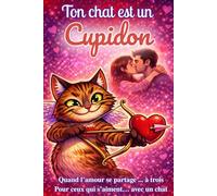 Ton chat est Cupidon: Quand l’amour se partage ... à trois. Livre à offrir pour ceux qui s’aiment… avec un chat.