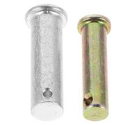 Ton Hydraulic Jack Replacement Hitch Pin with Wire Lock Metal | Horizontal Layout, Quick-release Fastening, Secure Fitting for Tractor Implements, Farm Equipment, Random Color
