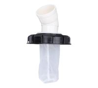 Ton Lid Filter Cover With Filter, Plastic Reusable Washable Lid Filter Cover Tank Lid Filter Ton Container Cap For DN150-165mm Food Industry (45 Degrees)