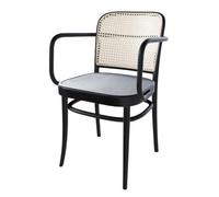 TON No 811 Dining Chair With Armrests Black