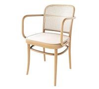 TON No 811 Dining Chair With Armrests Natural