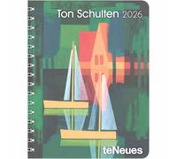 Ton Schulten A5 Deluxe Diary 2026, Deluxe Diaries, Two Week To View, Art, Gift