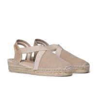 Toni Pons Verdi V 2 Taupe Womens Espadrilles 4013-50 in a Plain Textile in Size 38