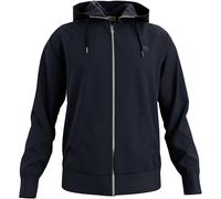 Tonal Embroidered Logo Hoodie Navy Blue