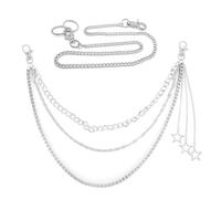 TONAUP Trouser Chain Punk Accessories Trousers Chain Jeans Chain Trousers Chain Hip Hop Chain Purse Chains for Men Women, 61cm, Metal, Not Applicable